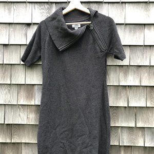 Knit Grey Midi sheath dress
